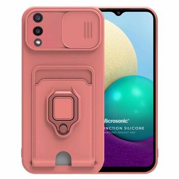 Microsonic Samsung Galaxy A02 Kılıf Multifunction Silicone Pembe Microsonic Samsung Galaxy A02 Kılıf Multifunction Silicone Pembe