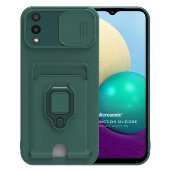 Microsonic Samsung Galaxy A02 Kılıf Multifunction Silicone Yeşil Microsonic Samsung Galaxy A02 Kılıf Multifunction Silicone Yeşil