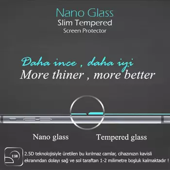 Microsonic Samsung Galaxy A02 Screen Protector Nano Glass Cam Ekran Koruyucu (3'lü Paket)