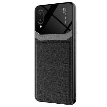 Microsonic Samsung Galaxy A02 Kılıf Uniq Leather Siyah