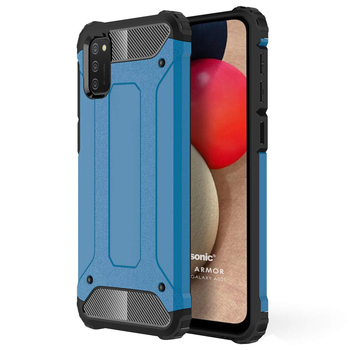 Microsonic Samsung Galaxy A02s Kılıf Rugged Armor Mavi Microsonic Samsung Galaxy A02s Kılıf Rugged Armor Mavi