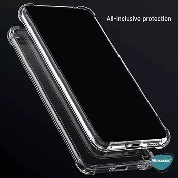 Microsonic Samsung Galaxy A03 Kılıf Anti Shock Silikon Şeffaf