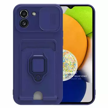 Microsonic Samsung Galaxy A03 Kılıf Multifunction Silicone Lacivert Microsonic Samsung Galaxy A03 Kılıf Multifunction Silicone Lacivert