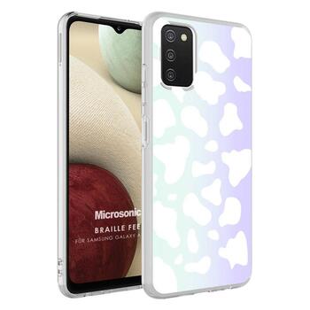 Microsonic Samsung Galaxy A03s Braille Feel Desenli Kılıf Cow Microsonic Samsung Galaxy A03s Braille Feel Desenli Kılıf Cow