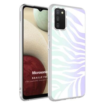 Microsonic Samsung Galaxy A03s Braille Feel Desenli Kılıf Zebra Microsonic Samsung Galaxy A03s Braille Feel Desenli Kılıf Zebra