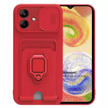 Microsonic Samsung Galaxy A04 Kılıf Multifunction Silicone Kırmızı Microsonic Samsung Galaxy A04 Kılıf Multifunction Silicone Kırmızı