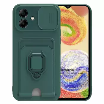 Microsonic Samsung Galaxy A04 Kılıf Multifunction Silicone Yeşil Microsonic Samsung Galaxy A04 Kılıf Multifunction Silicone Yeşil