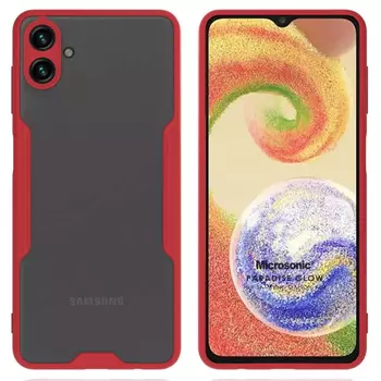 Microsonic Samsung Galaxy A04 Kılıf Paradise Glow Kırmızı