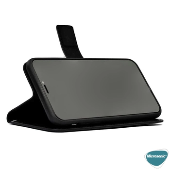 Microsonic Samsung Galaxy A05 Kılıf Delux Leather Wallet Siyah