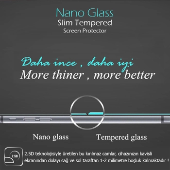 Microsonic Samsung Galaxy A05 Screen Protector Nano Glass Cam Ekran Koruyucu (3`lü Paket)
