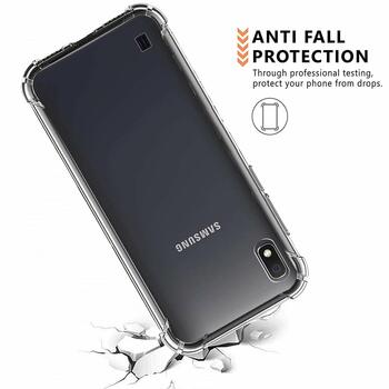 Microsonic Samsung Galaxy A10 Kılıf Anti Shock Silikon Şeffaf