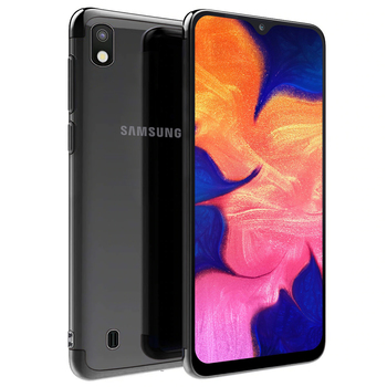 Microsonic Samsung Galaxy A10 Kılıf Skyfall Transparent Clear Siyah