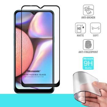 Microsonic Samsung Galaxy A10s Matte Flexible Ekran Koruyucu Siyah