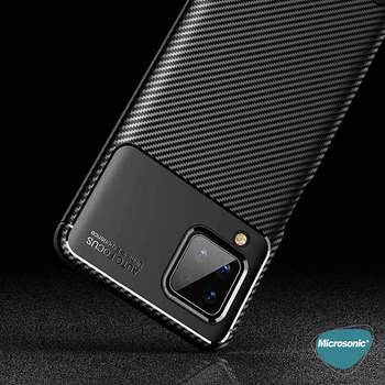 Microsonic Samsung Galaxy A12 Kılıf Legion Series Kahverengi