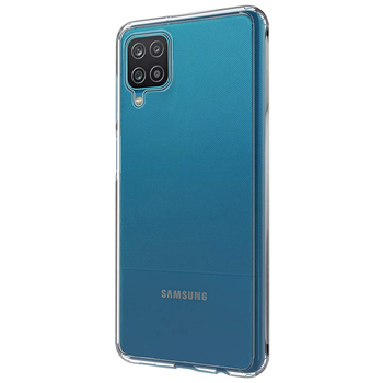 Microsonic Samsung Galaxy A12 Kılıf Transparent Soft Beyaz