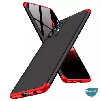 Microsonic Samsung Galaxy A13 4G Kılıf Double Dip 360 Protective AYS Kırmızı