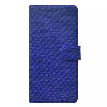 Microsonic Samsung Galaxy A15 Kılıf Fabric Book Wallet Lacivert