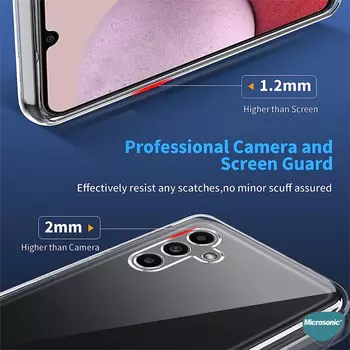 Microsonic Samsung Galaxy A15 Kılıf Transparent Soft Şeffaf