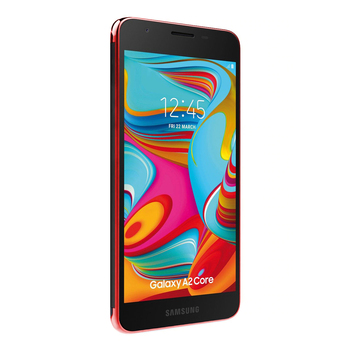Microsonic Samsung Galaxy A2 Core Kılıf Skyfall Transparent Clear Kırmızı