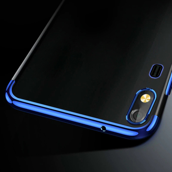 Microsonic Samsung Galaxy A2 Core Kılıf Skyfall Transparent Clear Mavi