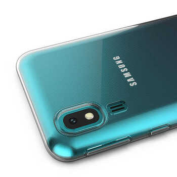 Microsonic Samsung Galaxy A2 Core Kılıf Transparent Soft Beyaz