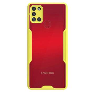Microsonic Samsung Galaxy A21S Kılıf Paradise Glow Sarı