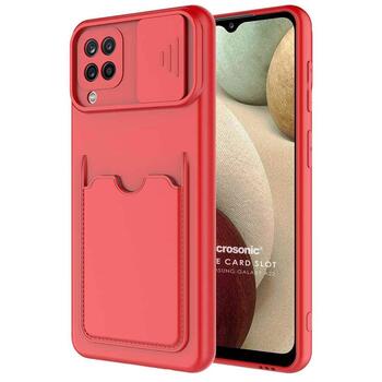 Microsonic Samsung Galaxy A22 4G Kılıf Inside Card Slot Kırmızı Microsonic Samsung Galaxy A22 4G Kılıf Inside Card Slot Kırmızı