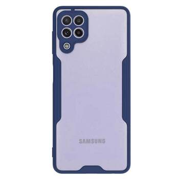 Microsonic Samsung Galaxy A22 4G Kılıf Paradise Glow Lacivert