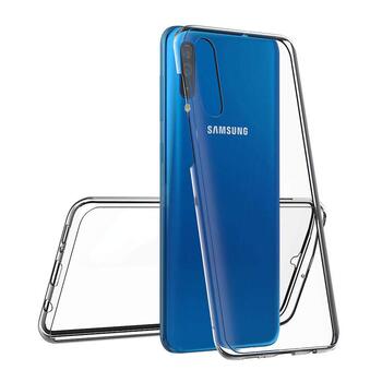 Microsonic Samsung Galaxy A30S Kılıf Komple Gövde Koruyucu Silikon Şeffaf