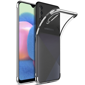 Microsonic Samsung Galaxy A30S Kılıf Skyfall Transparent Clear Gümüş Microsonic Samsung Galaxy A30S Kılıf Skyfall Transparent Clear Gümüş