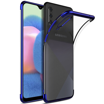 Microsonic Samsung Galaxy A30S Kılıf Skyfall Transparent Clear Mavi Microsonic Samsung Galaxy A30S Kılıf Skyfall Transparent Clear Mavi