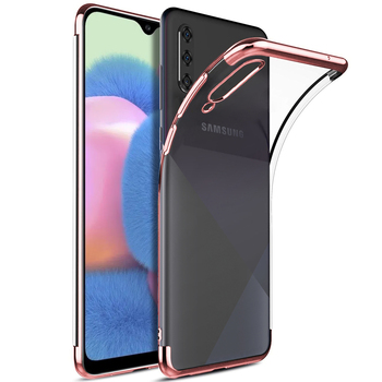 Microsonic Samsung Galaxy A30S Kılıf Skyfall Transparent Clear Rose Gold Microsonic Samsung Galaxy A30S Kılıf Skyfall Transparent Clear Rose Gold