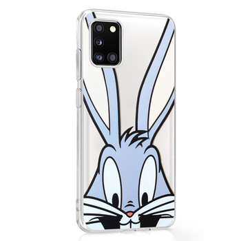 Microsonic Samsung Galaxy A31 Desenli Kılıf Mutlu Tavşan