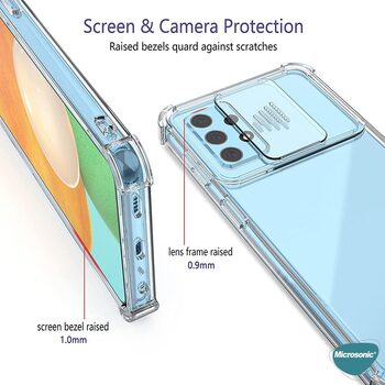 Microsonic Samsung Galaxy A31 Kılıf Chill Crystal Şeffaf