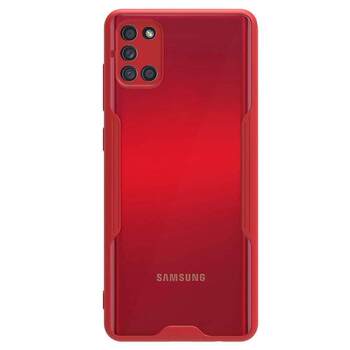 Microsonic Samsung Galaxy A31 Kılıf Paradise Glow Kırmızı