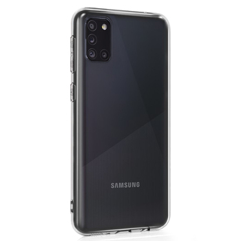 Microsonic Samsung Galaxy A31 Kılıf Transparent Soft Beyaz