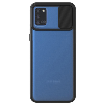 Microsonic Samsung Galaxy A31 Kılıf Slide Camera Lens Protection Siyah