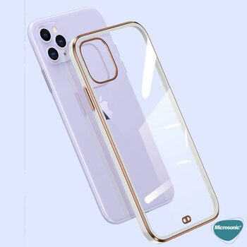 Microsonic Samsung Galaxy A32 4G Kılıf Laser Plated Soft Beyaz