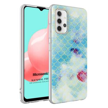 Microsonic Samsung Galaxy A32 4G Natural Feel Desenli Kılıf Fish Scale Microsonic Samsung Galaxy A32 4G Natural Feel Desenli Kılıf Fish Scale