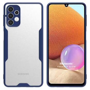 Microsonic Samsung Galaxy A32 4G Kılıf Paradise Glow Lacivert