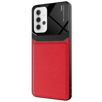 Microsonic Samsung Galaxy A32 4G Kılıf Uniq Leather Kırmızı