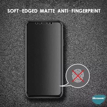 Microsonic Samsung Galaxy A34 Seramik Matte Flexible Ekran Koruyucu Siyah