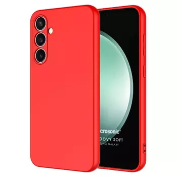 Microsonic Samsung Galaxy A35 Kılıf Groovy Soft Kırmızı