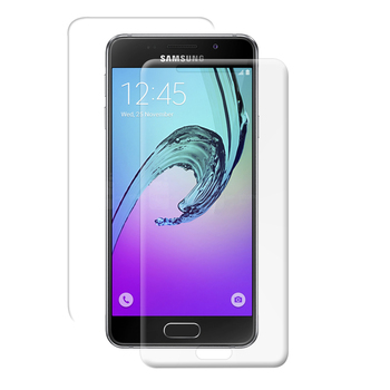 Microsonic Samsung Galaxy A5 2016 Kavisli Ekran Koruyucu Film Seti - Ön ve Arka