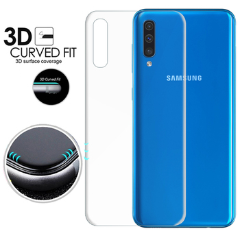 Microsonic Samsung Galaxy A50 Kavisli Ekran Koruyucu Film Seti - Ön ve Arka