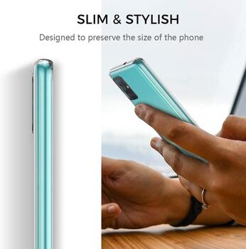 Microsonic Samsung Galaxy A51 Kılıf Transparent Soft Beyaz