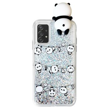 Microsonic Samsung Galaxy A52 Kılıf Cute Cartoon Panda