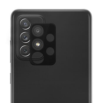 Microsonic Samsung Galaxy A52 V2 Kamera Lens Koruyucu Siyah