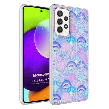 Microsonic Samsung Galaxy A52s Natural Feel Desenli Kılıf Oyster