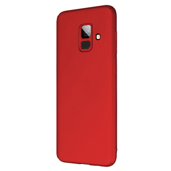 Microsonic Samsung Galaxy A6 2018 Kılıf Premium Slim Kırmızı
